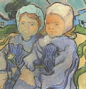 Vincent Van Gogh Two Children (nn04) oil painting on canvas